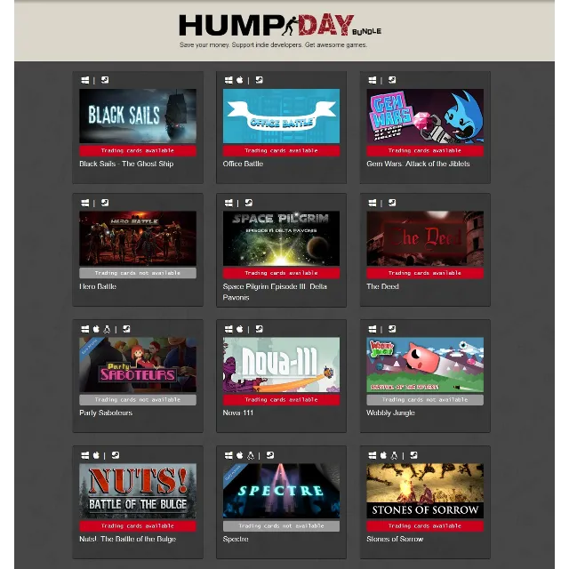 Indie Gala Hump Day Bundle 21 (10 steam ) Region Free