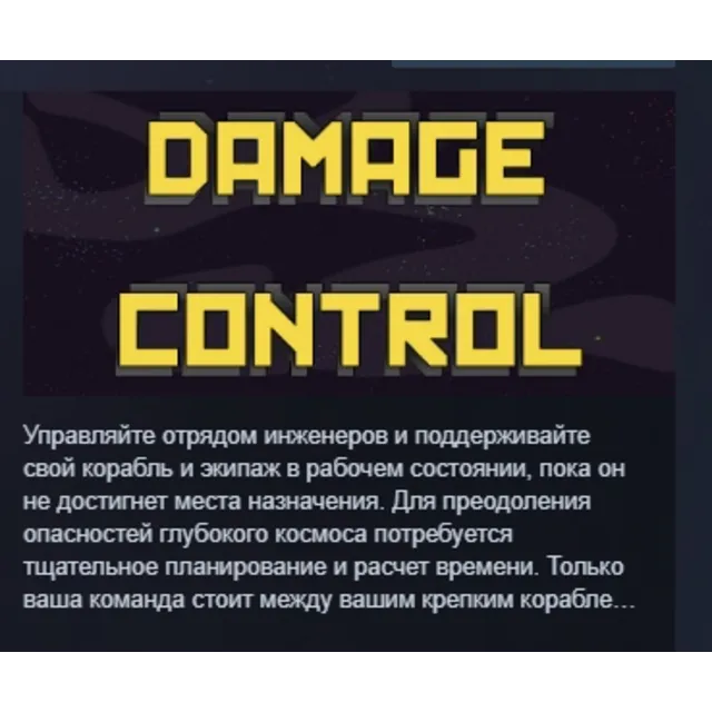 DAMAGE CONTROL STEAM KEY REGION GLOBAL+РОССИЯ ЛИЦЕНЗИЯ