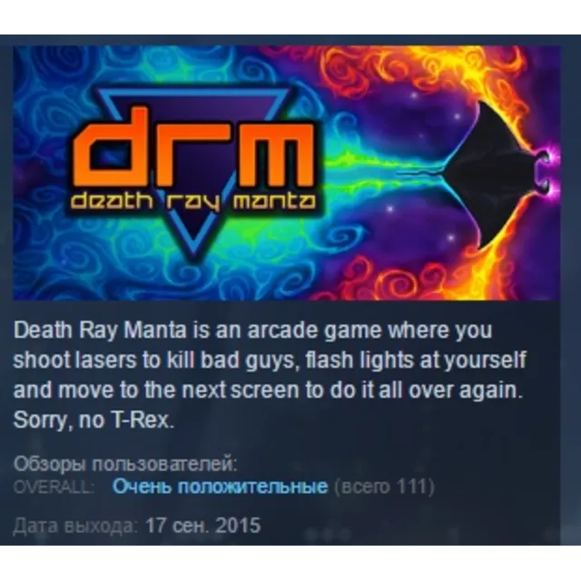 Death Ray Manta SE STEAM KEY REGION FREE GLOBAL