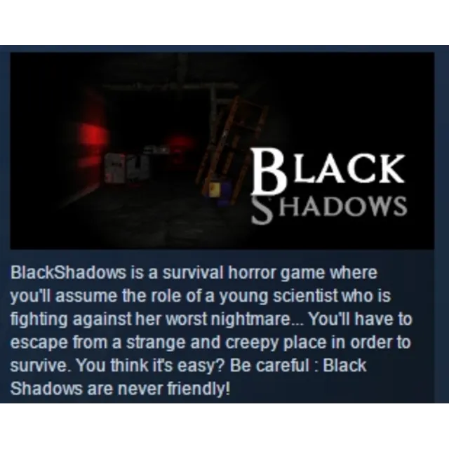 BlackShadows STEAM KEY REGION GLOBAL+РОССИЯ ЛИЦЕНЗИЯ