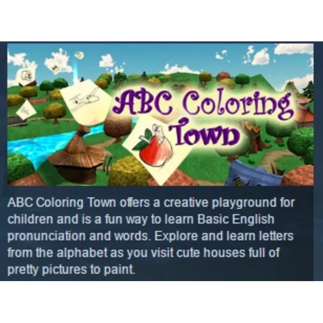 ABC Coloring Town STEAM KEY REGION GLOBAL+РОССИЯ ЛИЦЕНЗИЯ