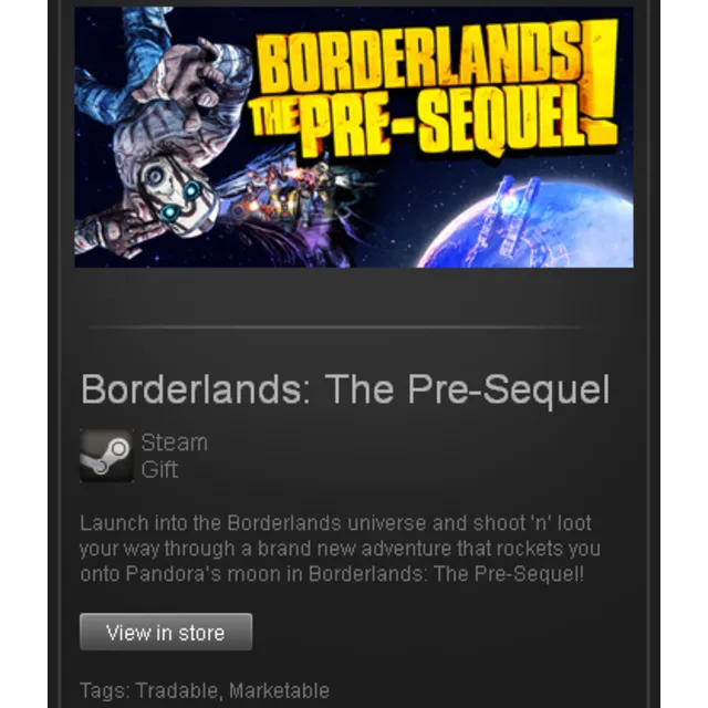 Borderlands: The Pre-Sequel - STEAM Gift - RU+CIS+UA