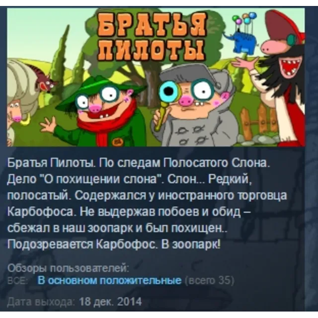 Pilot Brothers Братья Пилоты STEAM KEY ЛИЦЕНЗИЯ СТИМ