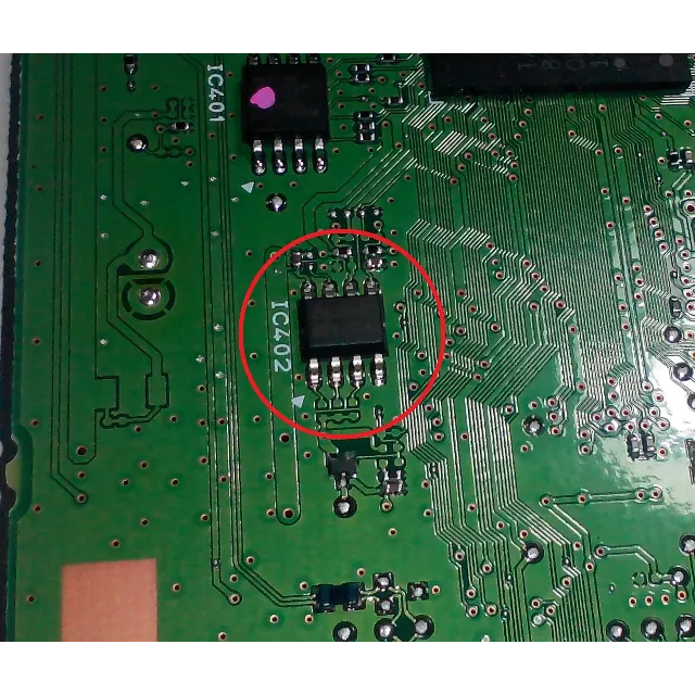 Дамп eeprom Canon MG5540 для сброса ошибки 5B00