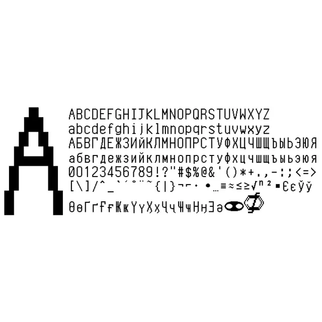 Шрифт ККМ ПРИМ-08 вер.2 (ttf)