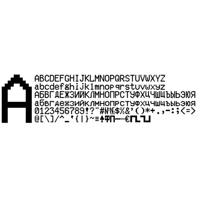 Шрифт ККМ МЕРКУРИЙ-114.1-ТОРНАДО вер.2 (ttf)