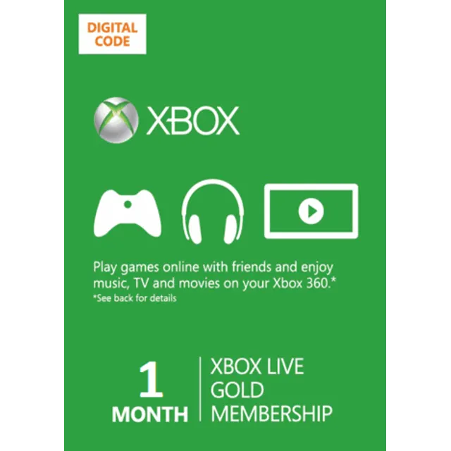 Xbox Live GOLD 1 месяц (Россия + Мир)