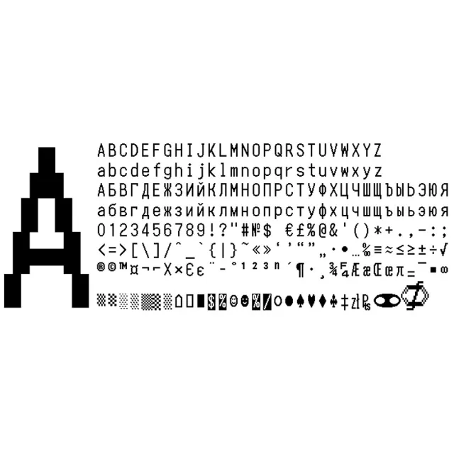 Шрифт ККМ ПРИМ-08 вер.3 (ttf)