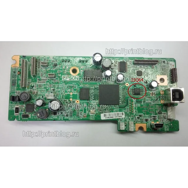 Дампы микросхем от Epson XP-323 версия прошивки UJ16F7