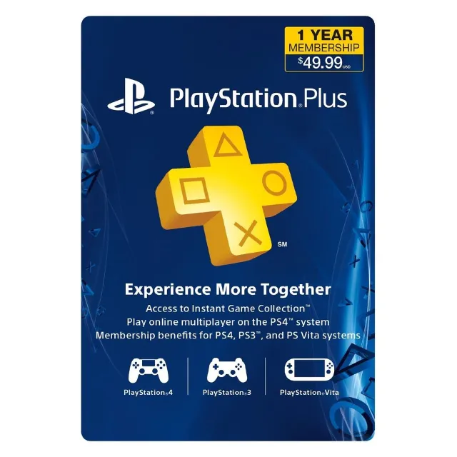 Playstation Plus 12 Month Membership (365 days) (USA)