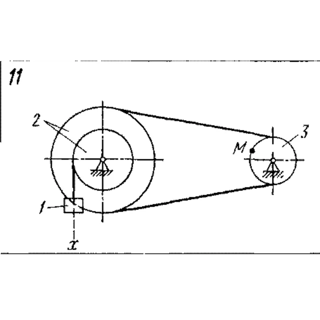 Задача К3 Вар. 11 термех из решебника Яблонский АА 1978