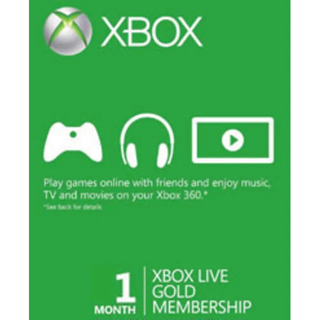 XBOX LIVE GOLD 1 Месяц (ЧИТАЙТЕ ОПИСАНИЕ)