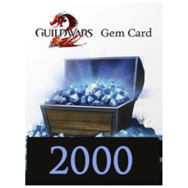 🟥🟨🟩 Guild Wars 2 GEMS 2000 CARD (Global) 🟥🟨🟩