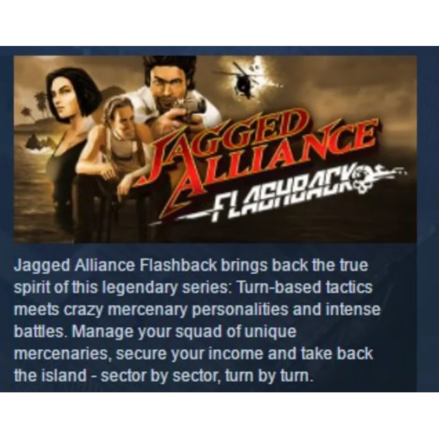 Jagged Alliance Flashback STEAM KEY СТИМ КЛЮЧ ЛИЦЕНЗИЯ