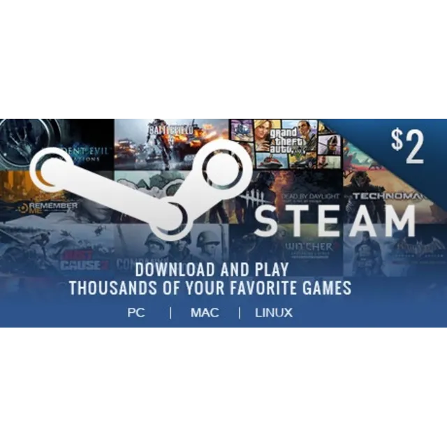 Карта оплаты Steam 2$ - Region Free