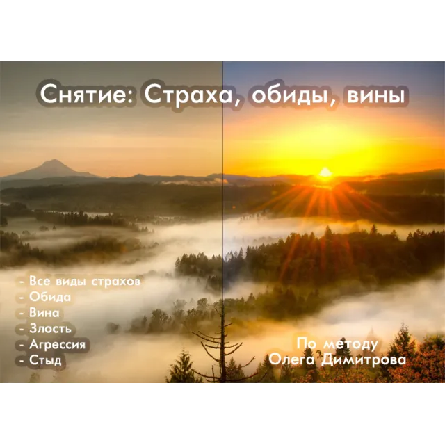 Избавление от страха, обиды, вины. Курс самопроработки