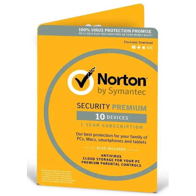 Norton Security Premium 10 активаций на 90 дней