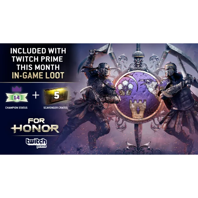 For HONOR - Twitch прайм(без региональных ограничений)