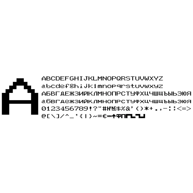 Полный набор 4 шрифтов ККМ МЕРКУРИЙ-114.1-ТОРНАДО(ttf)