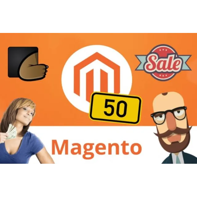50 шаблонов  Magento