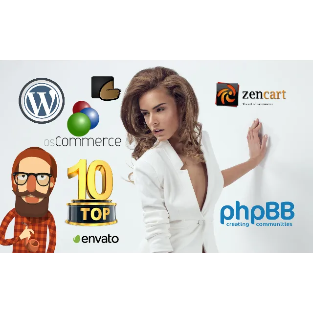 Шаблоны - Zen Cart, osCommerce, phpBB, WordPress
