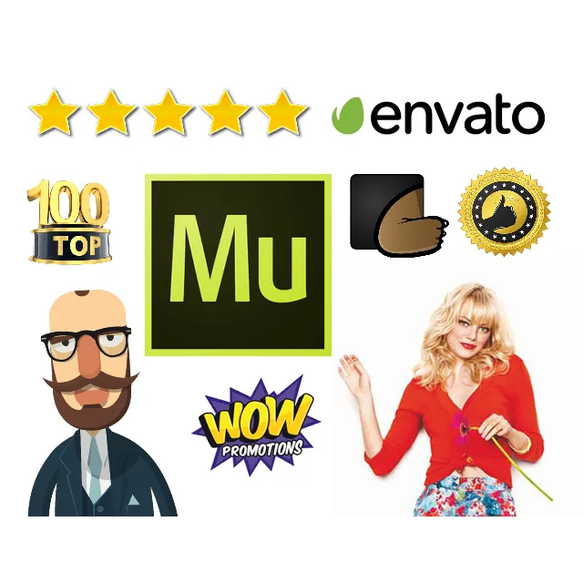 Adobe Muse 63 шаблона