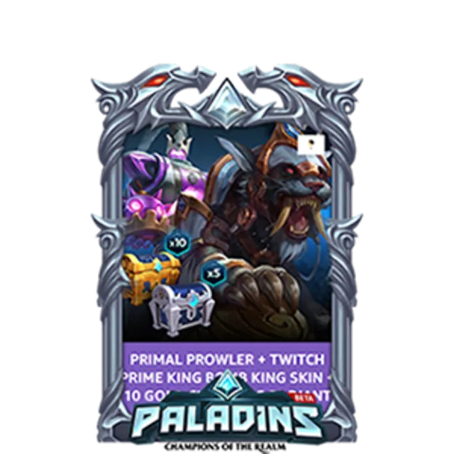 Paladins: Twitch PRIME Эксклюзивные награды