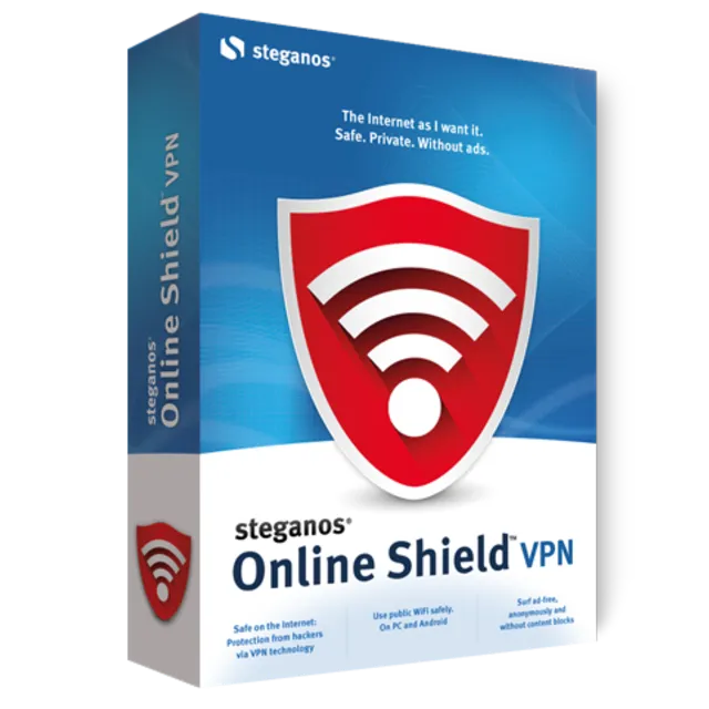 Steganos Online Shield VPN 1 год 1 Device. 2gb в месяц