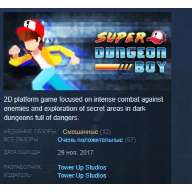 Super Dungeon Boy STEAM KEY REGION FREE GLOBAL