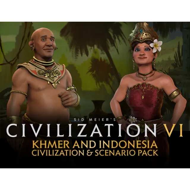 Civilization VI Khmer &amp; Indonesia Scenario Steam -- RU