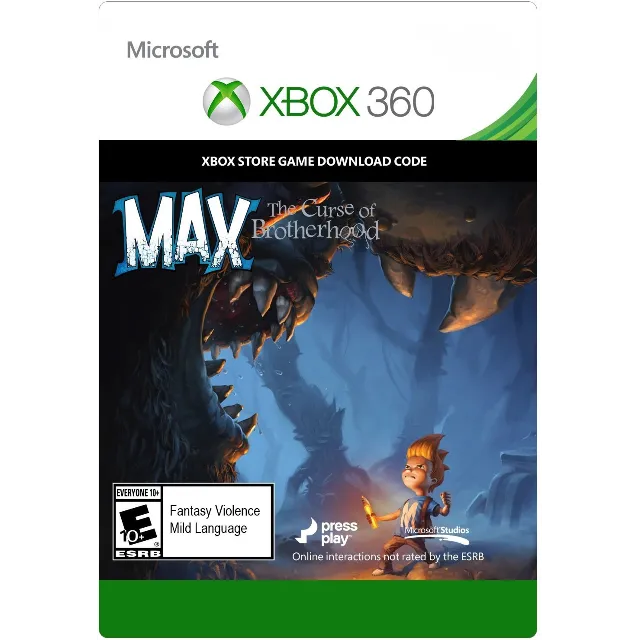 Код🗝️Ключ Xbox 360 Max : The Curse of Brotherhood