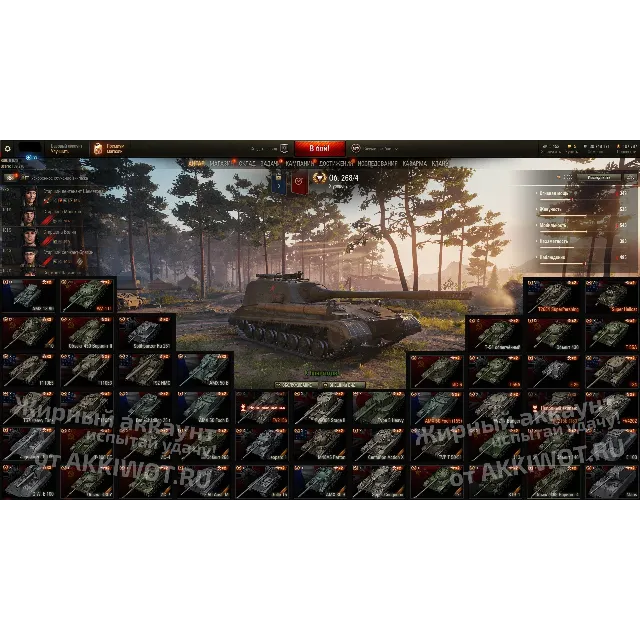 Жирный аккаунт WoT [RU] (испытай удачу!)