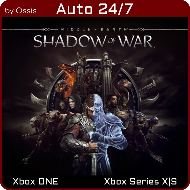 24/7 XBOX Middle-earth Shadow of War
