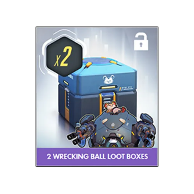 Overwatch: 2 WRECKING BALL LOOT BOXES