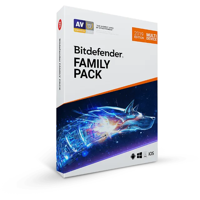 Bitdefender Family Pack Unlimited Device 1 year 2020