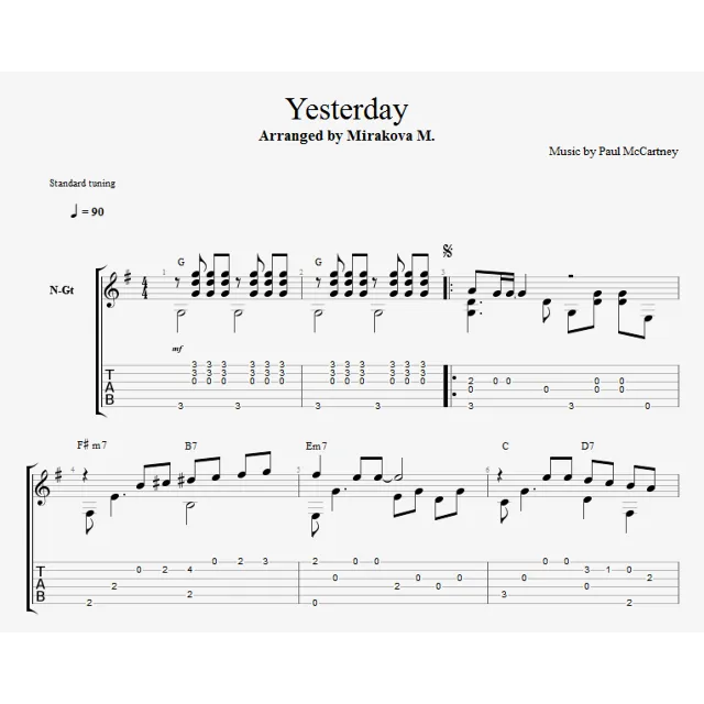 Yesterday - The Beatles