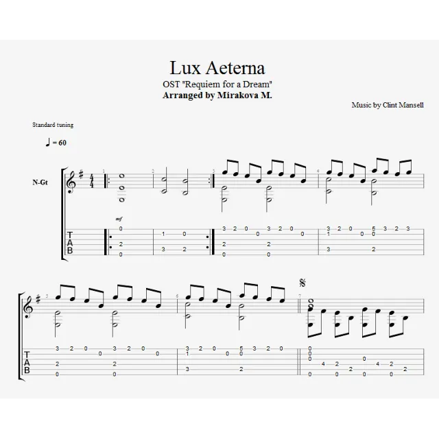 Lux Aeterna - Requiem for a Dream OST