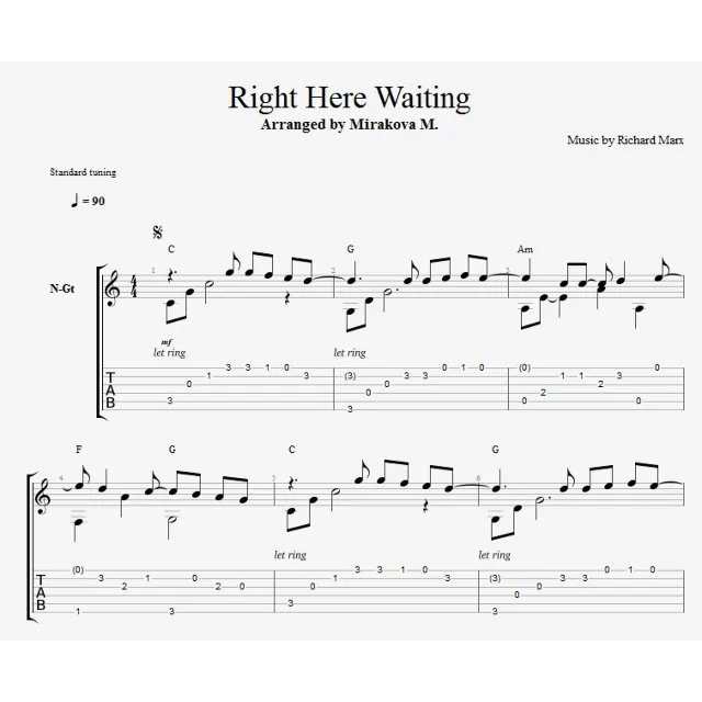 Right Here Waiting - Richard Marx