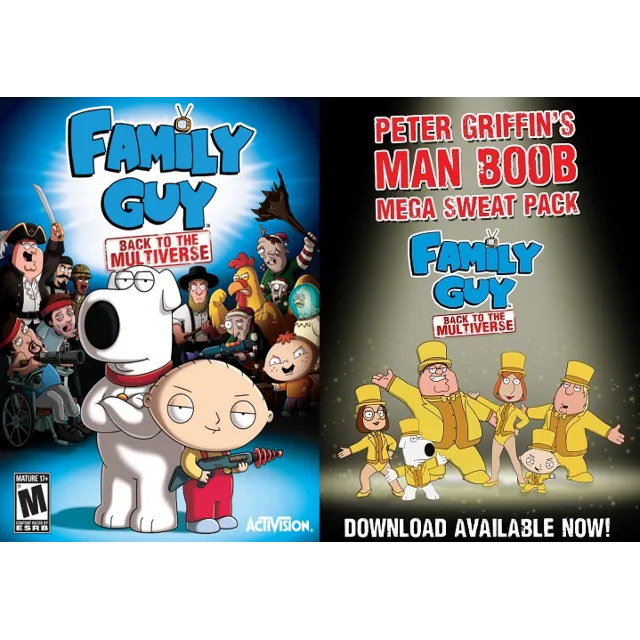 Family Guy: Back to the Multiverse + DLC (2xSteam Gifts
