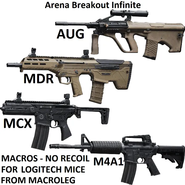Arena Breakout Infinite. Скрипты для logitech. Пак 5 - только для Steam версии