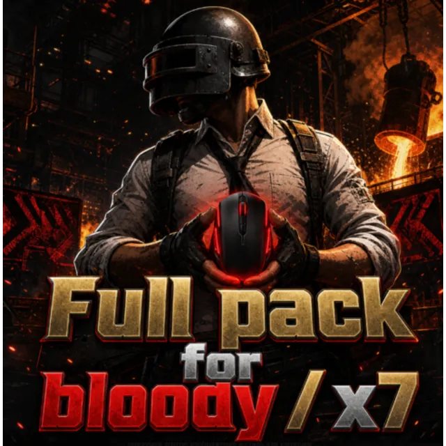 Full пакет макросов Pubg Bloody/x7 (New)