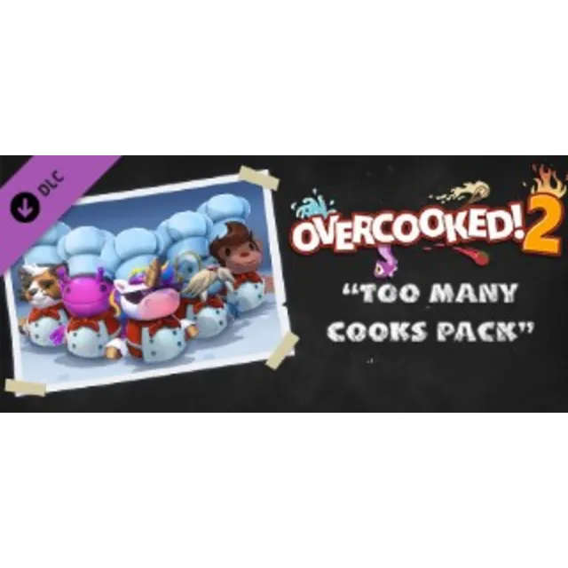 DLC Overcooked 2 Too Many Cooks (Steam KEY) Region free