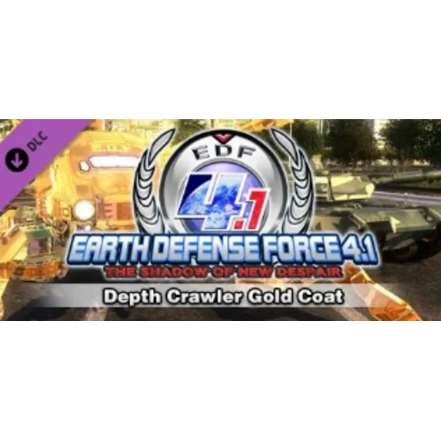DLC EARTH DEFENSE FORCE 4.1 Depth Crawler Gold Coat