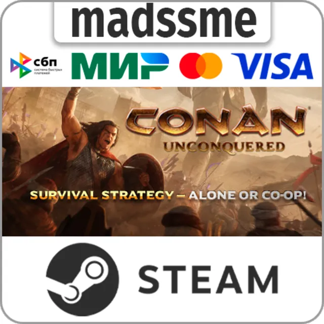 Conan Unconquered * RU/KZ/СНГ/TR/AR * STEAM 🚀 АВТО