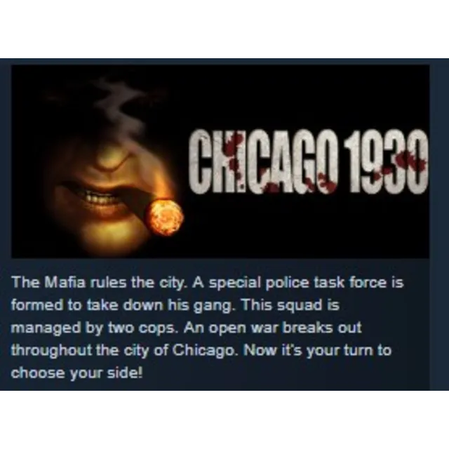 Chicago 1930 : The Prohibition STEAM KEY REGION GLOBAL+РОССИЯ ЛИЦЕНЗИЯ