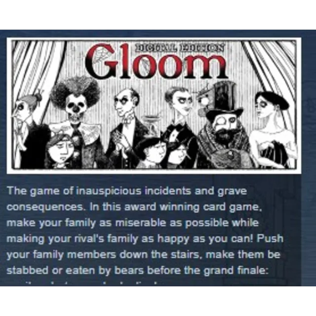 Gloom: Digital Edition 💎 STEAM KEY REGION FREE GLOBAL