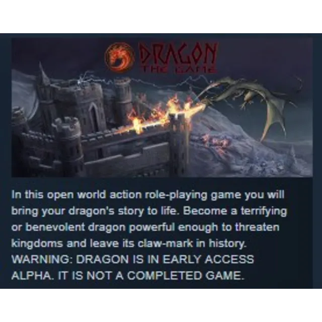 Dragon: The Game STEAM KEY REGION GLOBAL+РОССИЯ ЛИЦЕНЗИЯ