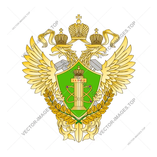 Ростехнадзор, Эмблема, векторное изображение (в кривых)