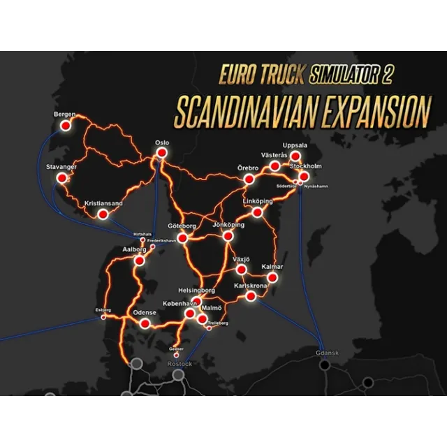 Euro Truck Simulator 2 Scandinavia (steam key)