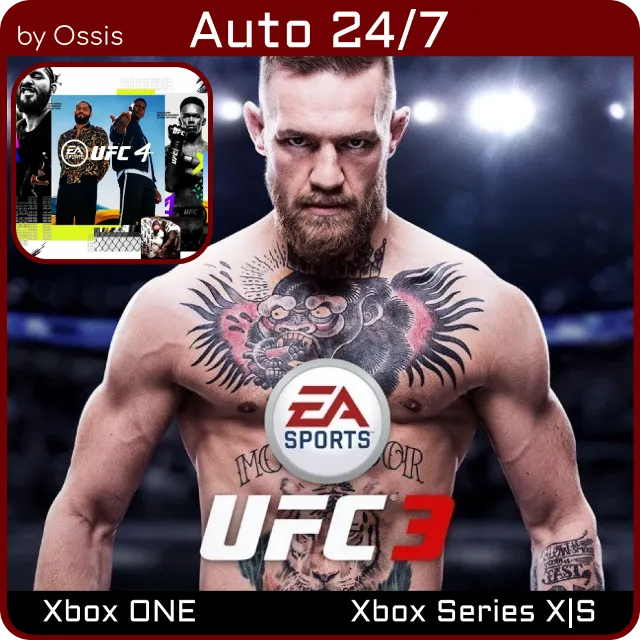 24/7 XBOX UFC 4 Deluxe, EA SPORTS UFC 3